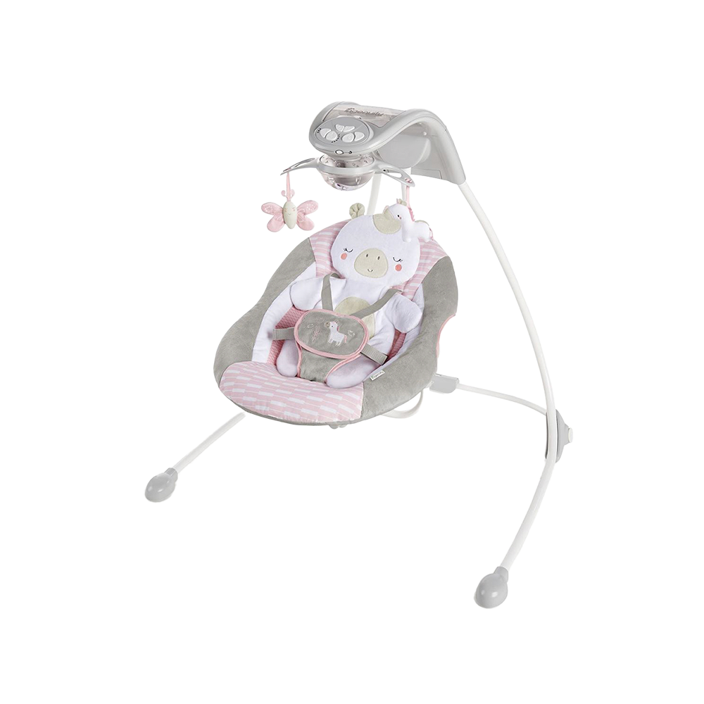Ingenuity Inlighten Cradling-Swing - Flora the Unicorn