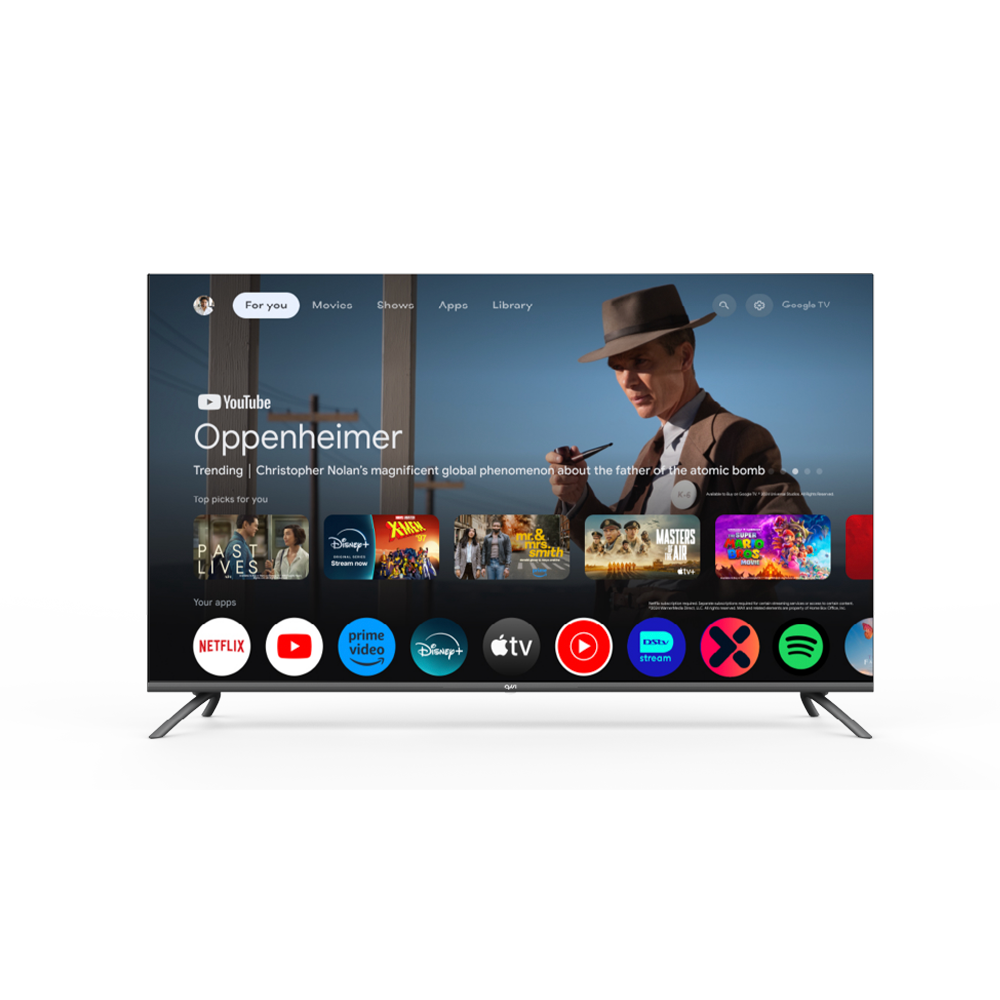 QVWi 50" 4K Smart Google TV