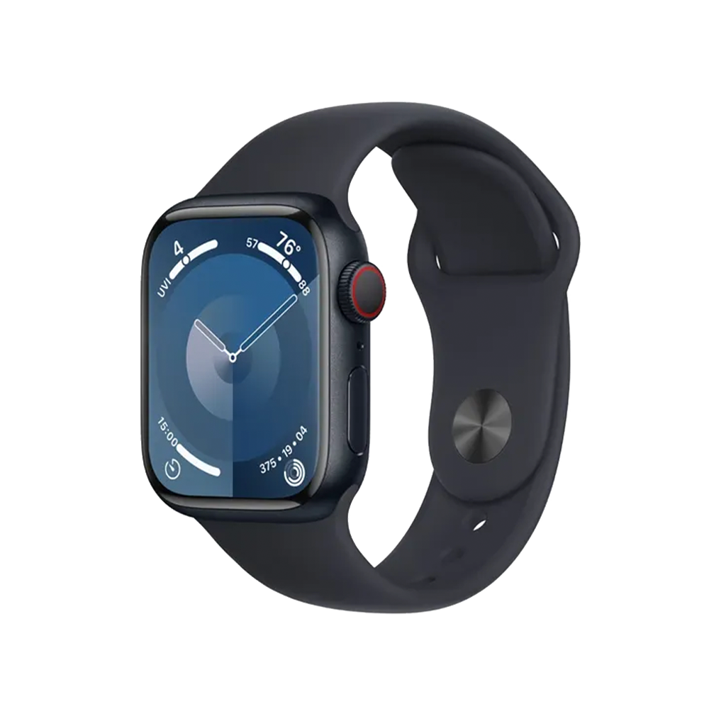 Apple Watch Series 9 - GPS + Cellular 41mm - Midnight Aluminium Case - Sport Band - S/M