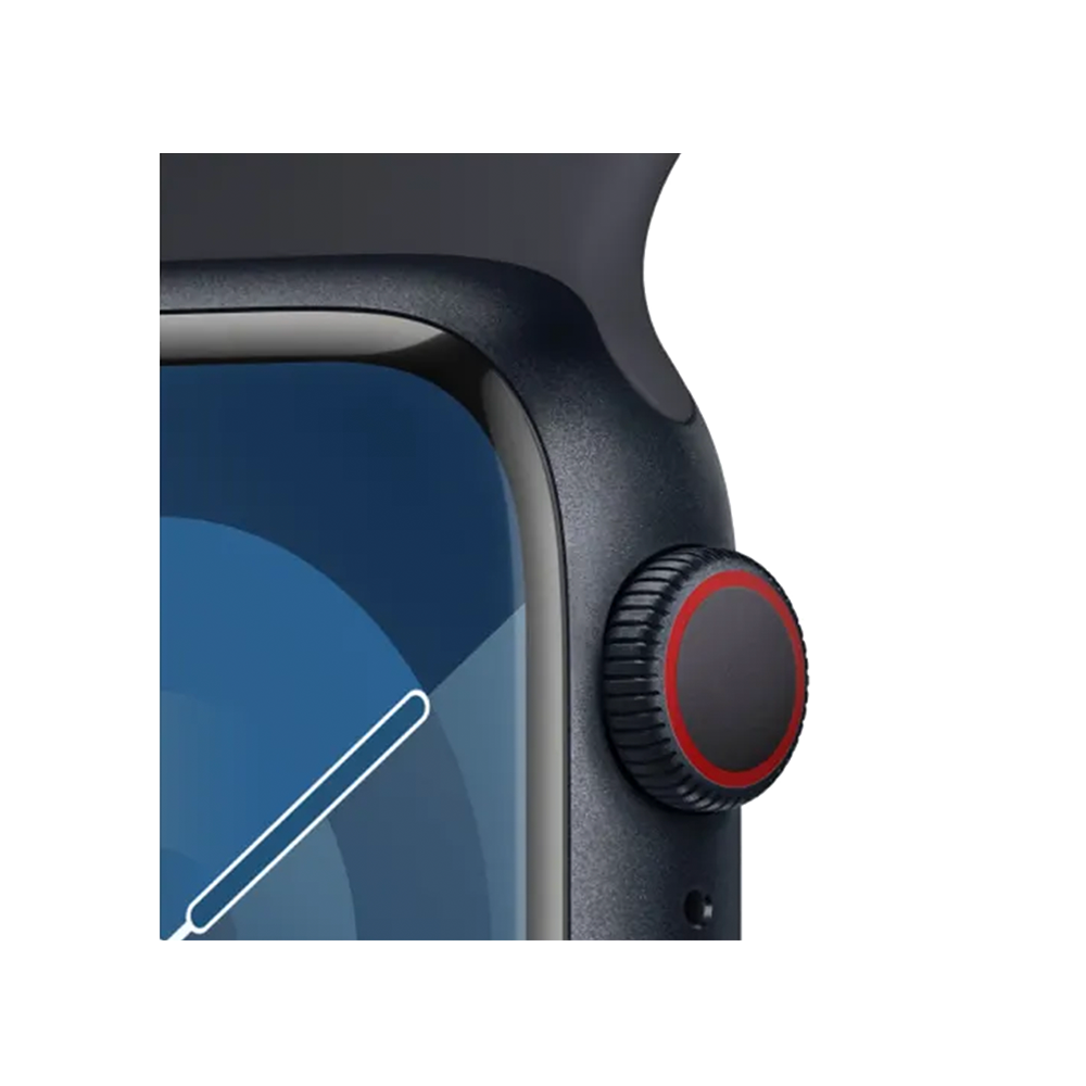 Apple Watch Series 9 - GPS + Cellular 41mm - Midnight Aluminium Case - Sport Band - S/M
