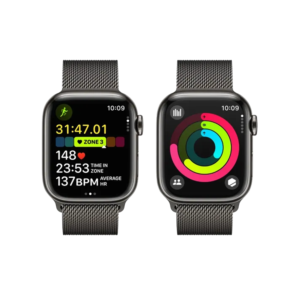 Apple Watch Series 9 GPS + Cellular 45Mm Stainless Steel Case With Milanese Loop