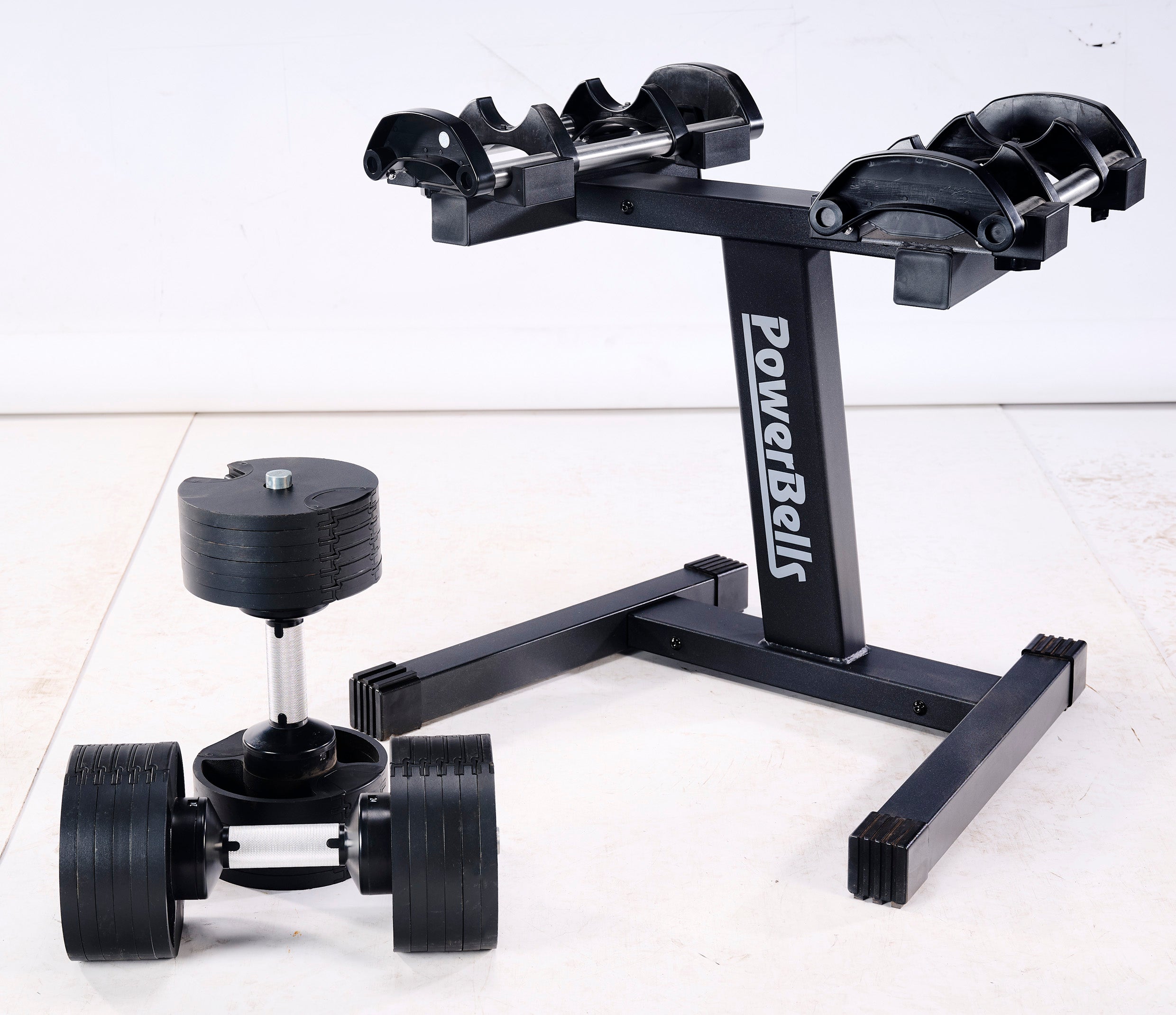 NRG Adjustable Bench, Rack and Dumbbell Set