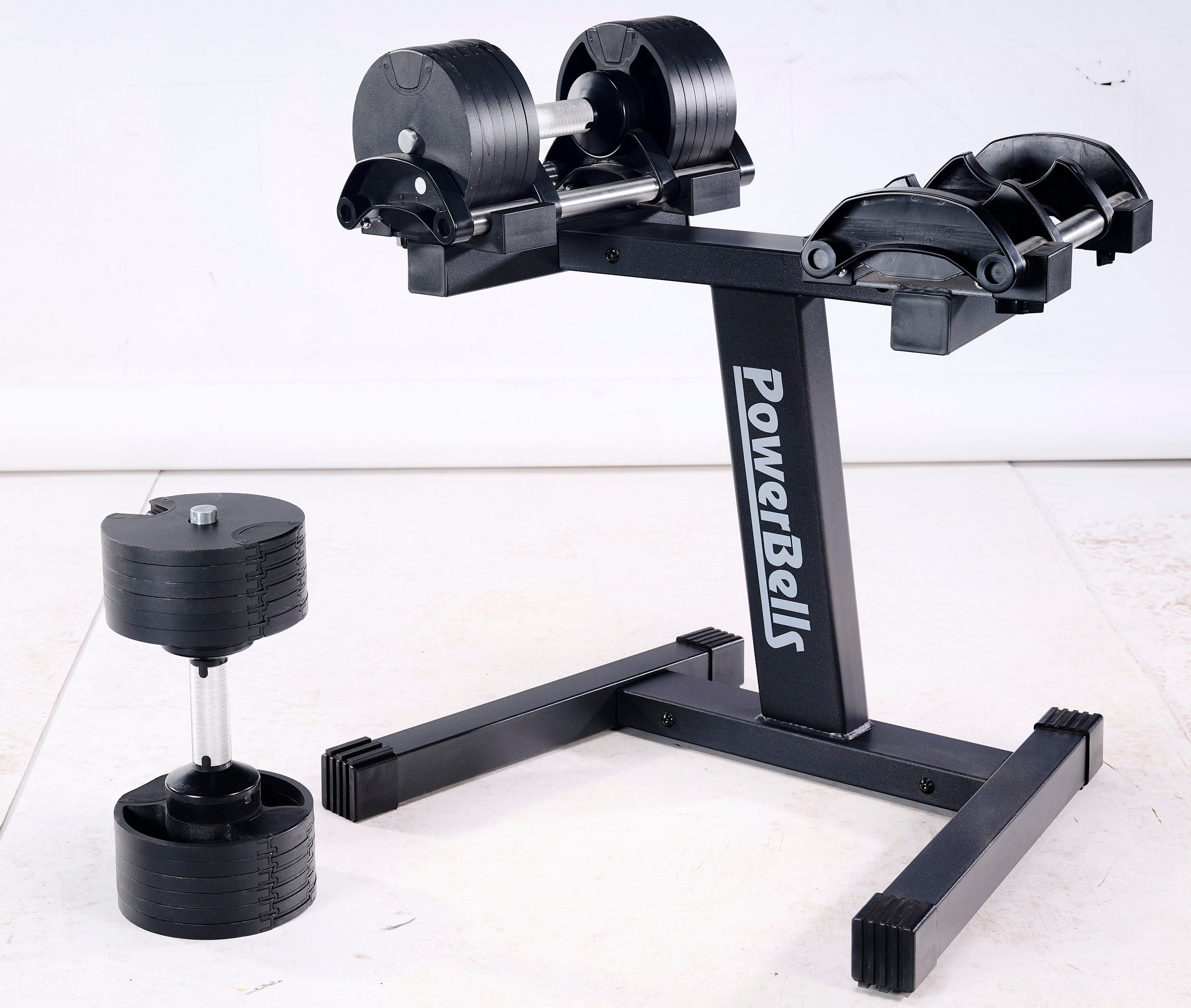 NRG Adjustable Bench, Rack and Dumbbell Set