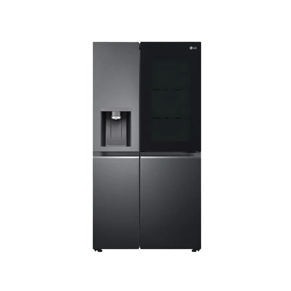 LG 611L Side by Side fridge with Door-in-Door Instaview Matt Black