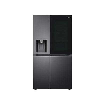 LG 611L Side by Side fridge with Door-in-Door Instaview Matt Black