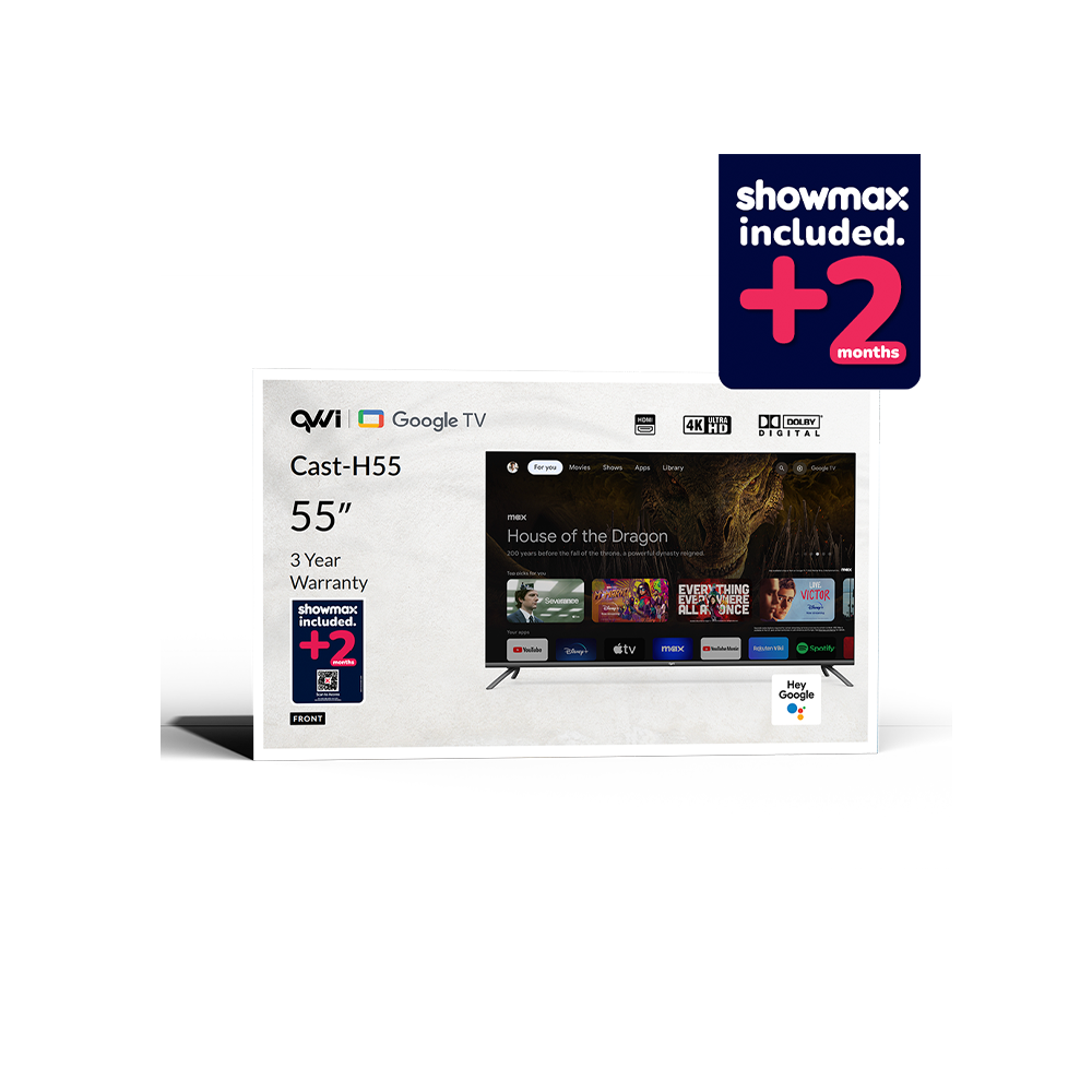 QVWI Cast H55" TV