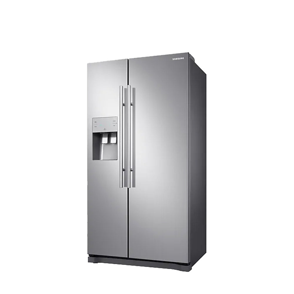 501L Net Frost Free Side by Side Fridge with Auto Water & Ice dispenser - Elegant Inox